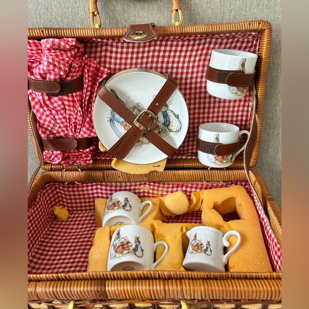 Peter Rabbit Picnic Set ByThe World Of Beatrix Portter - complete - Picture 5 of 15